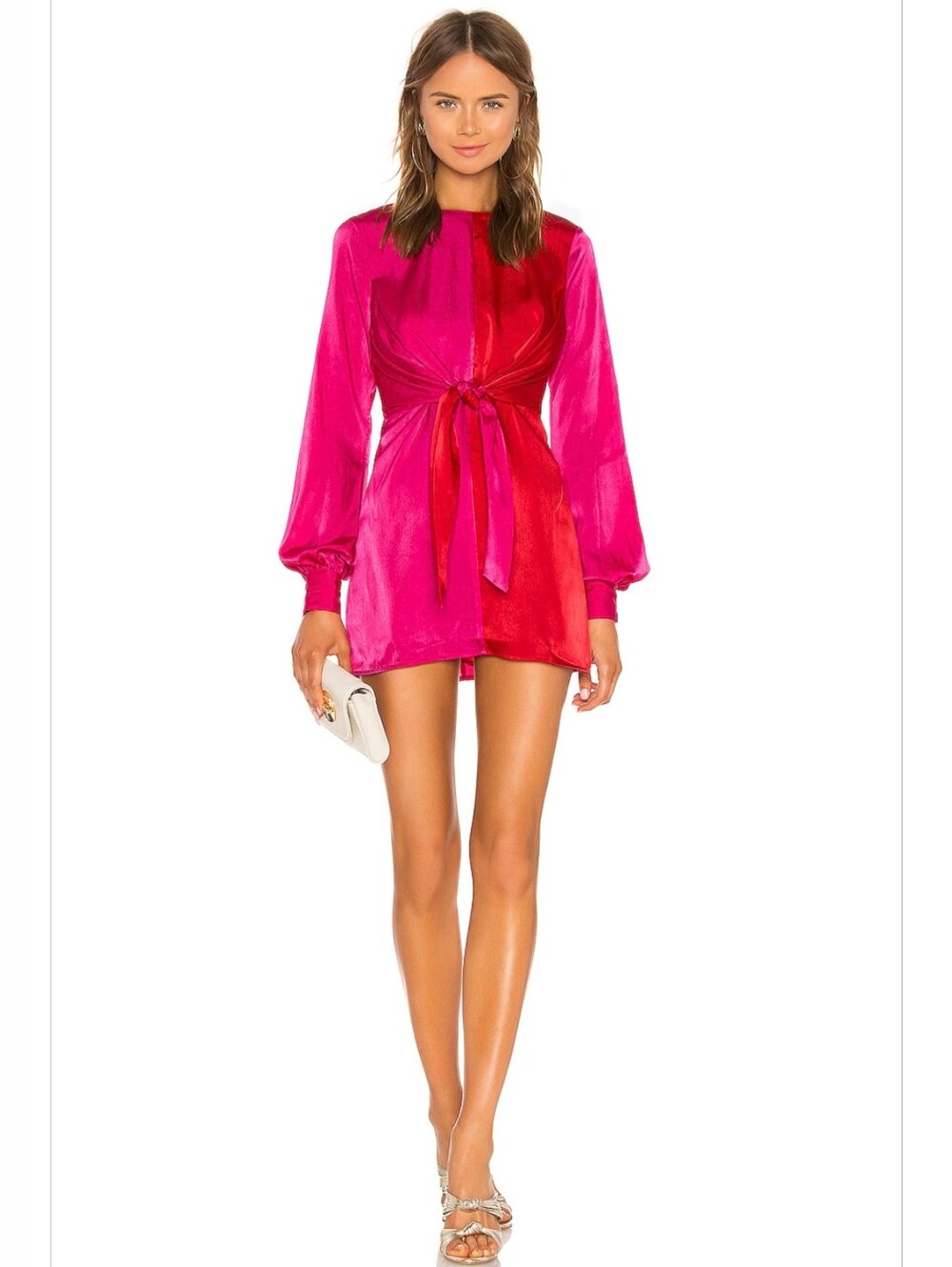 House of Harlow 1960 x REVOLVE Lotta Dress Fuchsia Women's Size XS NEW NWT